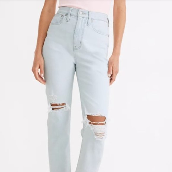 NWT Madewell The Momjean in Harman Wash with Raw-Hem - Picture 4 of 12
